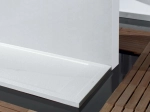 Receveur de douche caniveau, haut de gamme, Largeur 65 à 210 X 65 à 100 cm, résine pleine masse anti glissante PN24, 10 couleurs, Garantie 5 ans, Livraison rapide et offerte